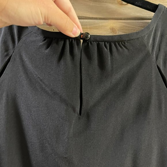 TIBI New York 100% Silk Black and White Abstract Sheath Dress Women's Si… - Picture 7 of 14